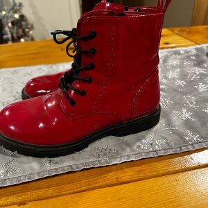 Red Kids Boots